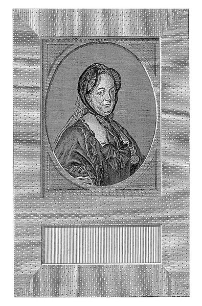 Portret Cesarzowej Marii Teresy Ludwika Jacques Cathelin Józefie Ducreux 1774 — Zdjęcie stockowe