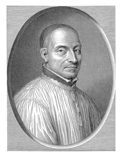 Retrato Del Jesuita Claudio Lingendes Pieter Van Schuppen Antes 1665 — Foto de Stock