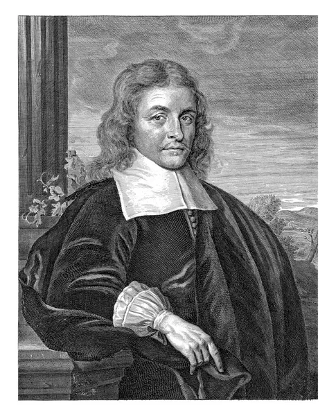 Portret Van Petrus Bortius — Stockfoto