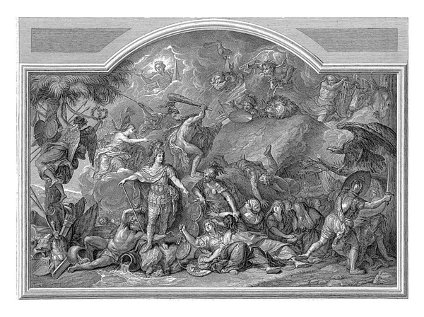 Поглощение Безансона Франш Конт Взят Французами Второй Раз 1674 Году — стоковое фото