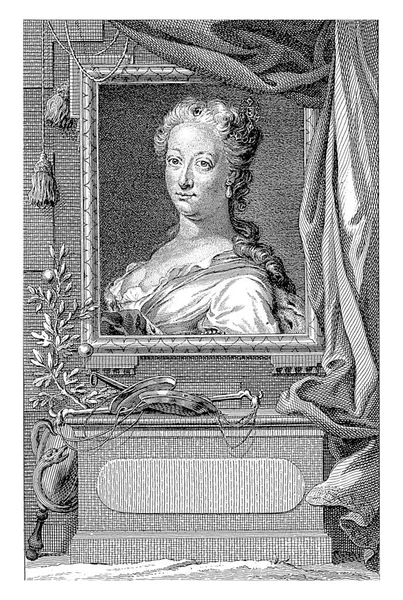 Retrato Anna Van Brunswijk Lunenburg Princesa Orange Reinier Vinkeles Después — Foto de Stock