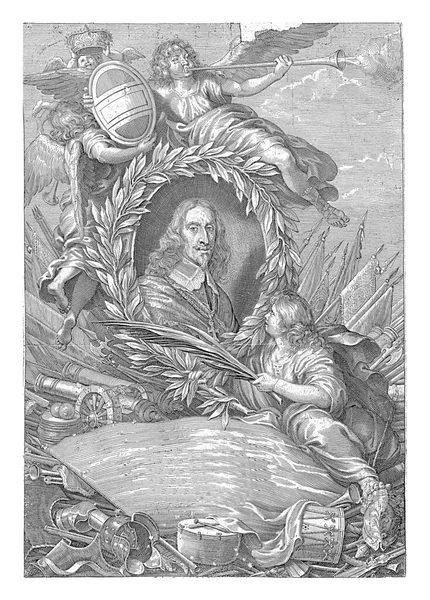 Allegorický Portrét Leopolda Willema Rakouského Arcivévody Guvernéra Jižního Nizozemska Portrét — Stock fotografie