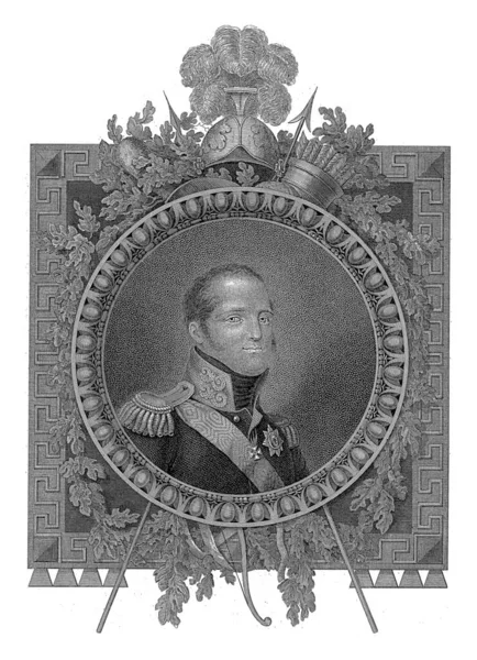 Портрет Царя Александра Вальрада Ньиухоффа После Геррита Якобуса Гёзендама 1825 — стоковое фото