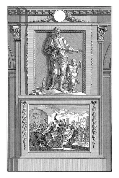Quadratus Aten Apolog Jan Luyken Jan Goeree 1698 Święty Apolog — Zdjęcie stockowe