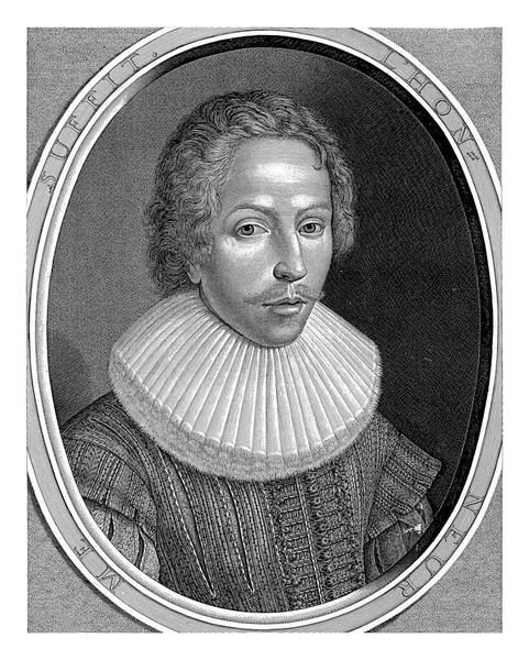 Retrato Willem Van Nassau Lalecq Willem Hondius Después Everard Crynsz — Foto de Stock