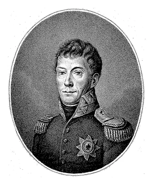 Retrato Willem Frederik Rei Dos Países Baixos Willem Van Senus — Fotografia de Stock