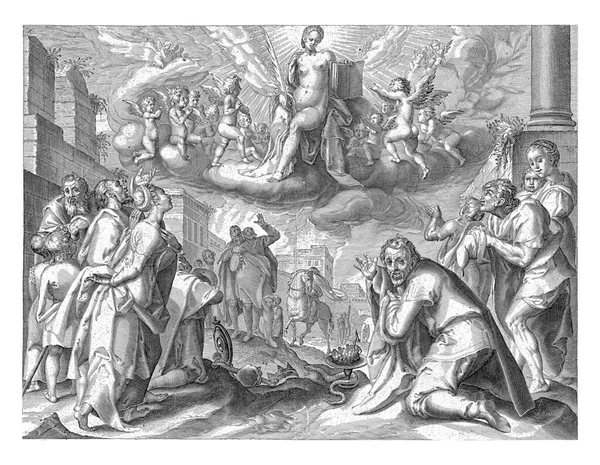 Triumf Prawdy Nicolaes Jansz Zegar Prawdopodobnie Karel Van Mander 1558 — Zdjęcie stockowe
