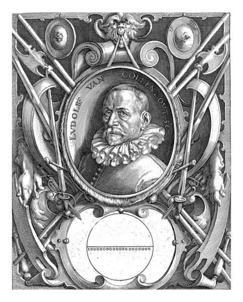 Portrait Ludolf Van Ceulen Âge Ans Jacob Gheyn 1596 Buste — Photo