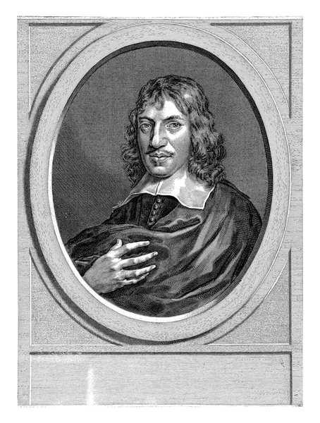 Retrato Tadeo Lantman Hendrik Bary 1657 1707 —  Fotos de Stock
