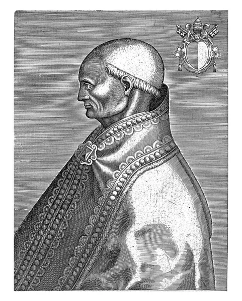 Retrato Del Papa Benedicto Arz Monogramista Después 1585 — Foto de Stock