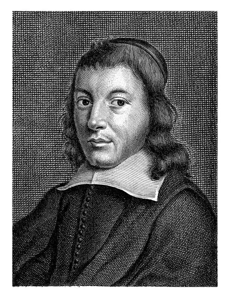 Selbstporträt Mit Kapuze Hendrik Bary 1660 — Stockfoto