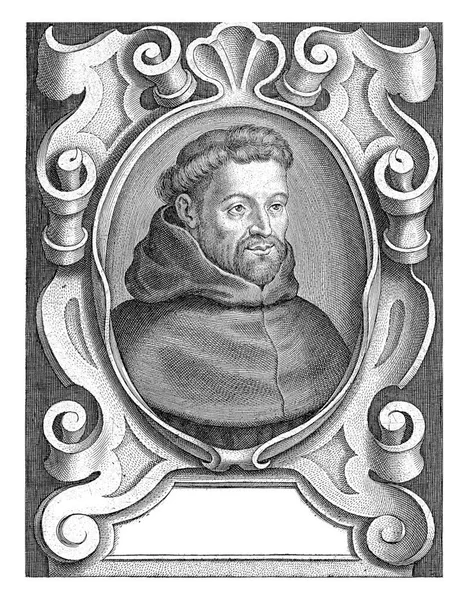 Portrét Augustina Agustina Antolneza Arcibiskupa Santiaga Compostela Cornelis Galle Podle — Stock fotografie