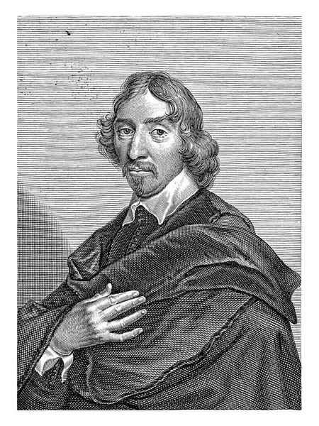 Portret Angielskiego Pisarza Johannesa Priceeusa John Price — Zdjęcie stockowe
