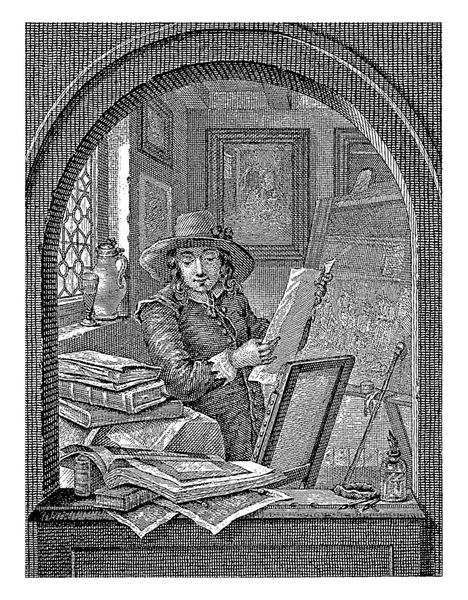 Maler Seinem Atelier Elisabeth Barbara Schmetterling 1814 1882 Ein Maler — Stockfoto