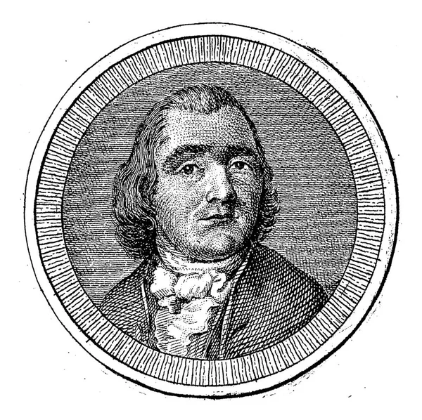 Portret Van Cornelis Van Der Burg Abraham Jacobsz Hulk 1794 — Stockfoto