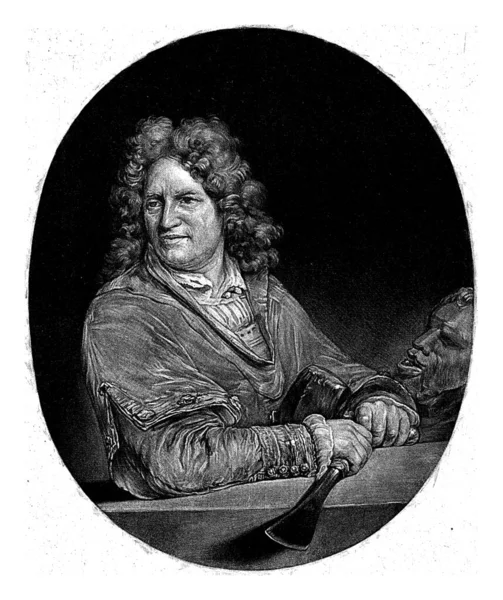 Porträtt Hendrik Noteman Jacob Gole Efter Aert Gelder 1690 1724 — Stockfoto