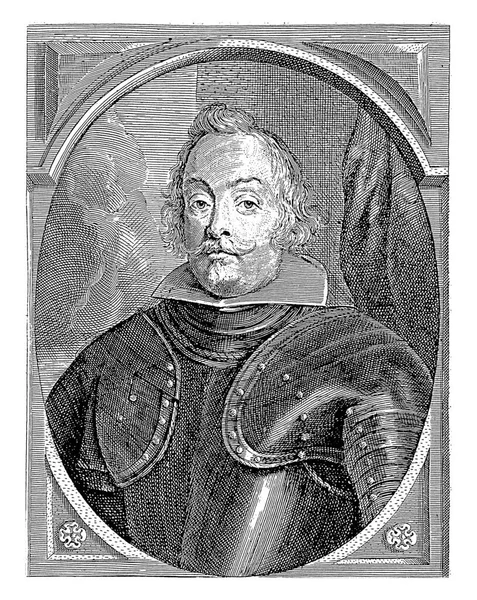 Porträt Francisco Moncada Marquis Von Aytona Pieter Jode Nach Anthony — Stockfoto