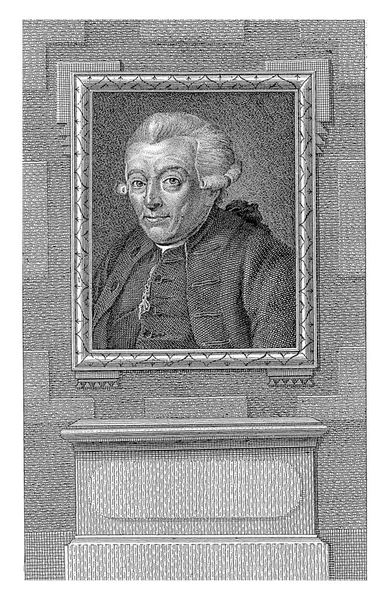 Ritratto Isaak Van Goudoever Reinier Vinkeles Dopo Jan Ekels 1786 — Foto Stock