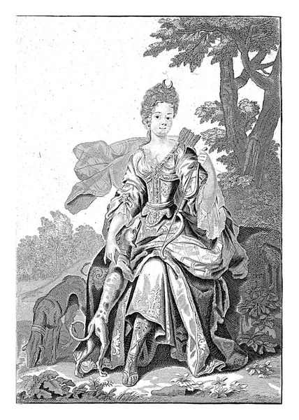Portret Van Clara Juliana Gravin Van Nassau Siegen Anoniem 1675 — Stockfoto