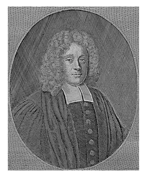 Retrato Conrad Mel Georg Paul Busch 1705 1756 — Foto de Stock