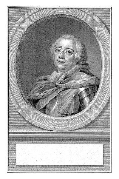 奥兰治 拿骚王子威廉四世的肖像 穆萨特之后的雅各布 胡布拉肯 舒曼之后的1757 1759年的肖像 — 图库照片