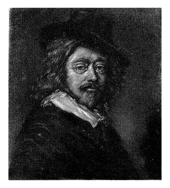 Ritratto Frans Hals Che Indossa Cappello Cornelis Van Noorde Attribuito — Foto Stock