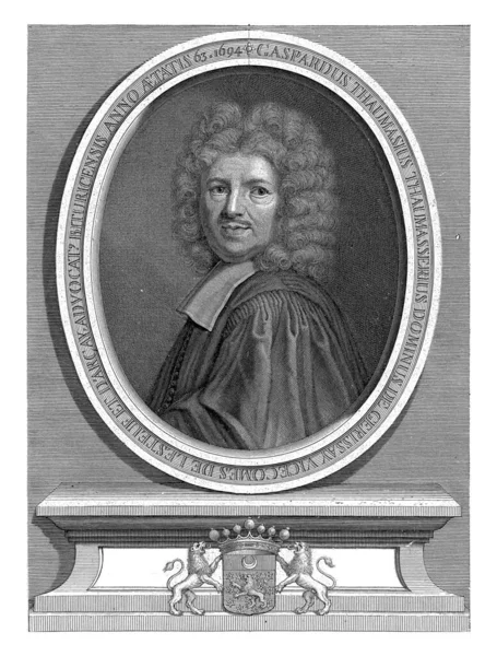 Porträtt Gaspard Thaumas Thaumasiere Lord Gerissay Vid Års Ålder Pieter — Stockfoto