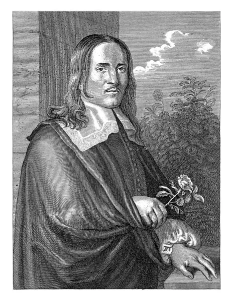 Porträtt Målaren Jan Van Kessel Alexander Voet Efter Erasmus Quellinus — Stockfoto