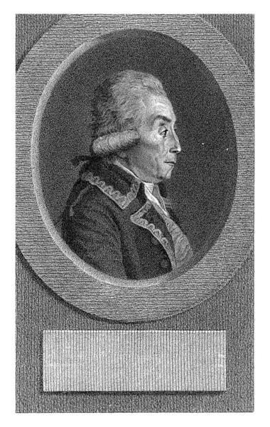 Портрет Николая Графа Лакнера Lambertus Antonius Claessens 1792 1808 — стоковое фото