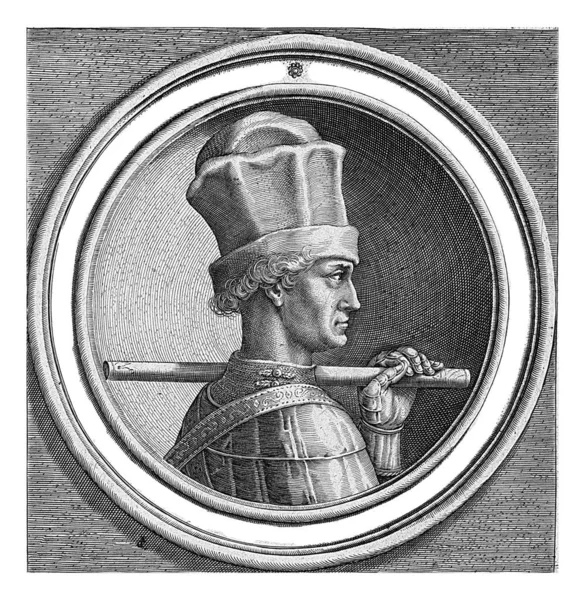 Buste Van Francesco Sforza 1401 1466 Hertog Van Milaan Van — Stockfoto