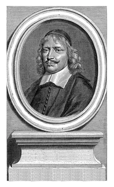 Johannes Erasmus Blum牧师的画像 — 图库照片