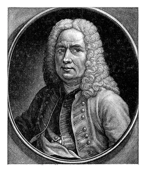 Portrét Rakouského Malíře Jacoba Van Schuppen — Stock fotografie