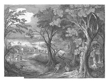 Bir haydut çetesi ormanlık arazide gezginleri pusuya düşürdü. Soyguncular vagonu ararken yolcular saldırıya uğradı ve kaçmaya çalıştılar..