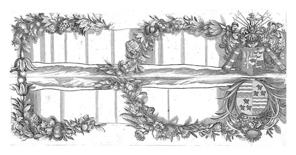 Титульна Сторінка Мапи Підземелля Maarsseveen Philibert Bouttats 1690 1691 Титульна — стокове фото