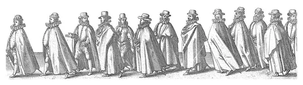 シート11オレンジ デルフトのウィリアムの葬儀行列3 8月1584 — ストック写真