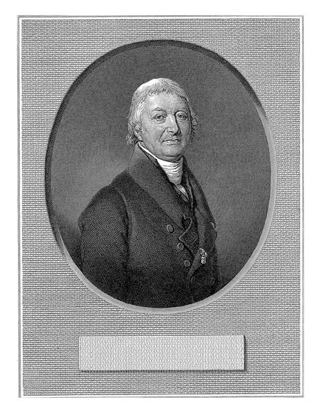 约翰内斯 亨德里克斯 范德尔帕尔姆的肖像 菲利普 韦利恩 查尔斯 霍华德 霍奇斯之后 1797 1836年约翰内斯 — 图库照片
