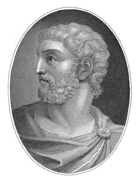 Portret Alcybiadesa Ateńskiego Polityka Generała — Zdjęcie stockowe