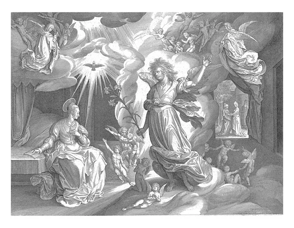 Annunciation Nicolaes Bruyn 1622 — Stock Photo, Image