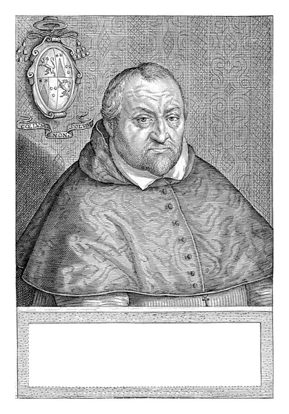 Портрет Карела Филипса Родоана Епископа Мидделбурга Брюгге — стоковое фото