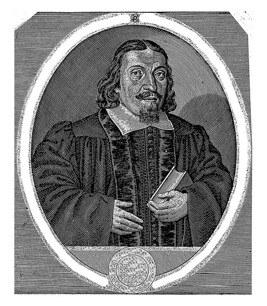 Retrato Caspar Bertram Johann Drr 1621 1663 —  Fotos de Stock