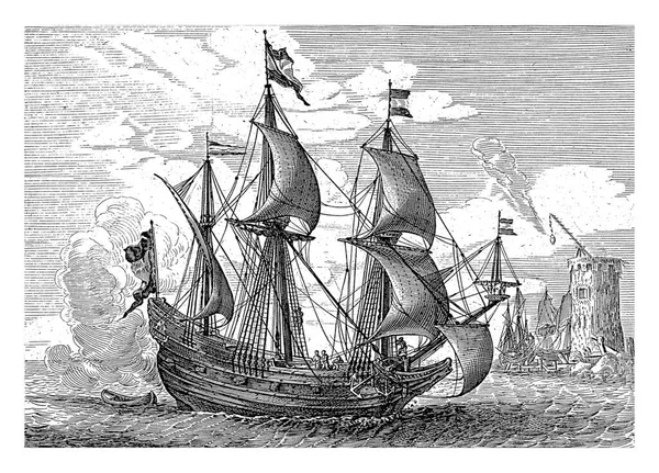 这张照片是描述各种帆船的六部系列的一部分 — 图库照片