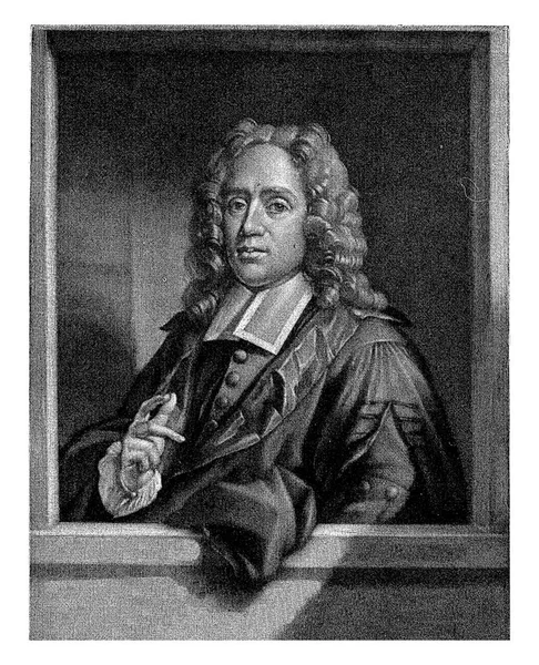 Lahiyat Kilise Tarihi Profesörü Friedrich Adolph Lampe Peruk Takıyor — Stok fotoğraf