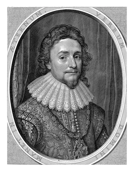 Potret Frederick Elektor Palatine Raja Bohemia Willem Jacobsz Delff Setelah — Stok Foto