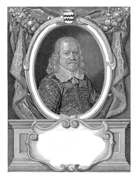 Godard Van Reede Steven Van Lamsweerde Theodor Matham 1649 Portrait — 스톡 사진