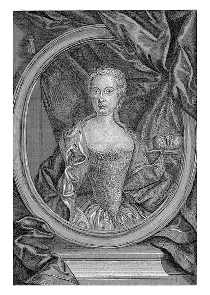 Maria Theresa的画像 Christian Benjamin Glassbach 1734 1779年 — 图库照片