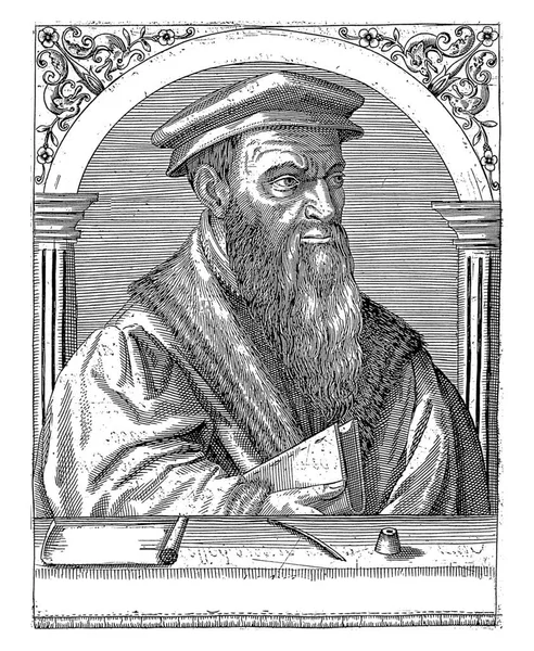Porträt Von Celio Secondo Curione Robert Boissard 1597 1599 — Stockfoto