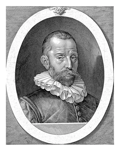 Everard Van Reyd Jan Harmensz的肖像 1602 1604 埃弗拉德 雷德的肖像 橙色威廉的顾问 — 图库照片