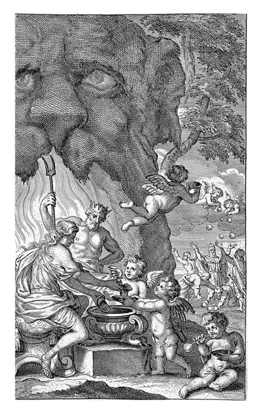 Hayatın Faniliğinin Alegorisi Gaspar Bouttats Godfried Maes Den Sonra 1650 — Stok fotoğraf