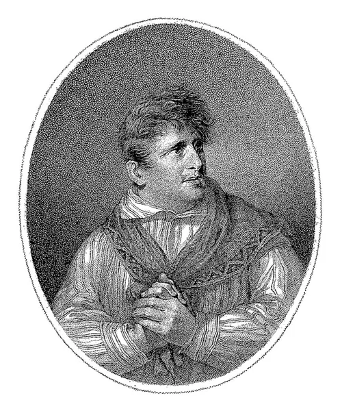 Portrait Singer Charles Incledon Giovanni Vendramini Barber 1804 — Stock Photo, Image