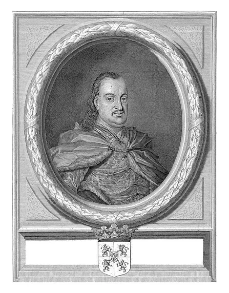 Portrait Imre Thokoly Prince Transylvania 1690 Prince Upper Hungary 16821685 — Stock Photo, Image